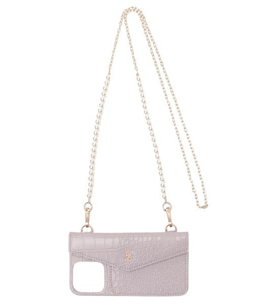 EIMY ISTOIRE（エイミーイストワール）の「フラップデザインペールカラーiphoneケース　12/12PRO（スマホケース/カバー・レディース・ブラック/ピンク/ミント/ラベンダー/アイボリー・FREE）」の13枚目の写真