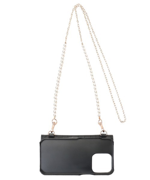 EIMY ISTOIRE（エイミーイストワール）の「フラップデザインペールカラーiphoneケース　12/12PRO（スマホケース/カバー・レディース・ブラック/ピンク/ミント/ラベンダー/アイボリー・FREE）」の9枚目の写真