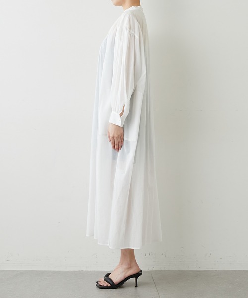 GALLARDAGALANTE（ガリャルダガランテ）の「カフタンワンピース（シャツワンピース・レディース・オフホワイト/サックスブルー・FREE）」の16枚目の写真