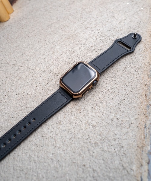 zandy(ズィーアンドワイ)の「zandy ズィー・アンド・ワイ / Apple Watch【レザーベルト】アップルウォッチバンド レザーベルト① 本革 // leather12(デジタル腕時計・メンズ・ブラウン/ホワイト/ブラック/グレー・S/M)」の3枚目の写真