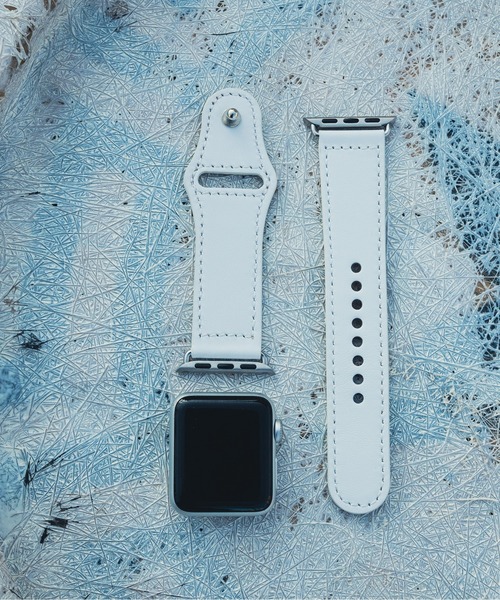 zandy(ズィーアンドワイ)の「zandy ズィー・アンド・ワイ / Apple Watch【レザーベルト】アップルウォッチバンド レザーベルト① 本革 // leather12(デジタル腕時計・メンズ・ブラウン/ホワイト/ブラック/グレー・S/M)」の20枚目の写真