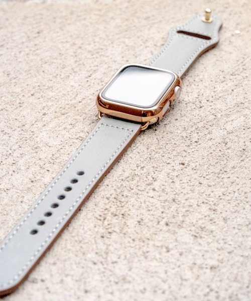 zandy(ズィーアンドワイ)の「zandy ズィー・アンド・ワイ / Apple Watch【レザーベルト】アップルウォッチバンド レザーベルト① 本革 // leather12(デジタル腕時計・メンズ・ブラウン/ホワイト/ブラック/グレー・S/M)」の22枚目の写真