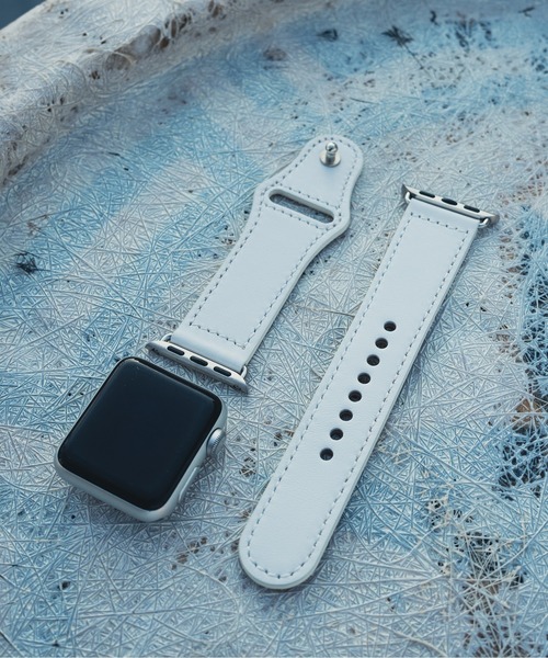 zandy(ズィーアンドワイ)の「zandy ズィー・アンド・ワイ / Apple Watch【レザーベルト】アップルウォッチバンド レザーベルト① 本革 // leather12(デジタル腕時計・メンズ・ブラウン/ホワイト/ブラック/グレー・S/M)」の5枚目の写真