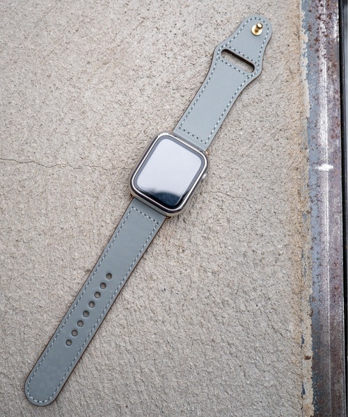 zandy(ズィーアンドワイ)の「zandy ズィー・アンド・ワイ / Apple Watch【レザーベルト】アップルウォッチバンド レザーベルト① 本革 // leather12(デジタル腕時計・メンズ・ブラウン/ホワイト/ブラック/グレー・S/M)」の7枚目の写真