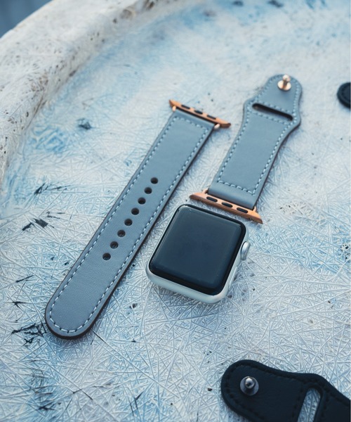 zandy(ズィーアンドワイ)の「zandy ズィー・アンド・ワイ / Apple Watch【レザーベルト】アップルウォッチバンド レザーベルト① 本革 // leather12(デジタル腕時計・メンズ・ブラウン/ホワイト/ブラック/グレー・S/M)」の19枚目の写真