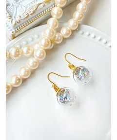 eden] K10 ペアシェイプ ルビー スタッド シングルピアス（ピアス