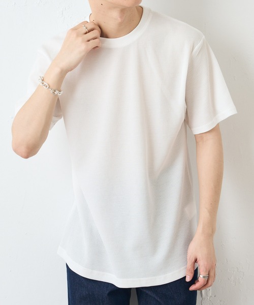 DISCOAT（ディスコート）の「カノコニットソークルーネックアンサンブル（アンサンブル・メンズ・サックスブルー/グレイッシュベージュ/グリーン・LARGE/MEDIUM）」の12枚目の写真