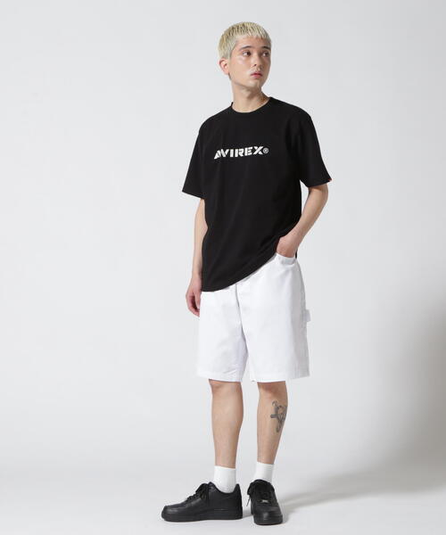 AVIREX(アヴィレックス)の「【直営店限定】AVX T/C TWILL PAINTER SHORT PANTS / AVX ペインター ショートパンツ / AVIREX / アヴィレックス(その他パンツ・メンズ・ブラック/ブルー/ホワイト・M/S/L)」の1枚目の写真