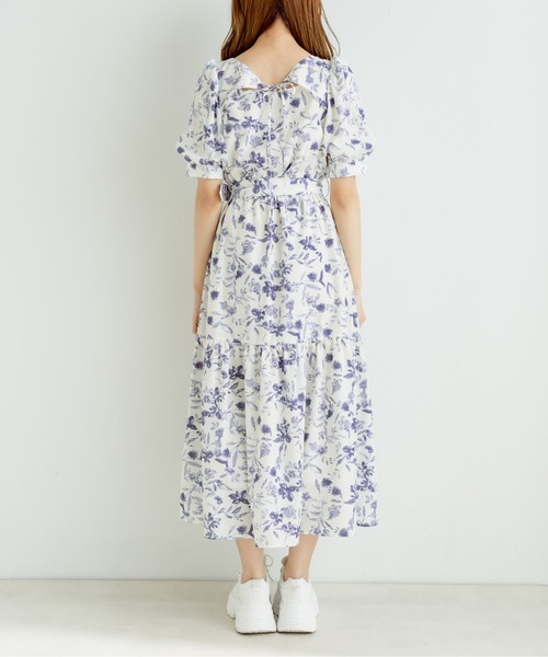 OLIVE des OLIVE(オリーブデオリーブ)の「ダブルフロントベルト付きワンピース(ワンピース・レディース・サックスブルー/ブラック/オフホワイト/ブルー系その他・FREE)」の20枚目の写真