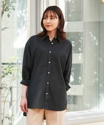 Pitta Re:) | 綿麻 ゆるシルエット 長袖カジュアルシャツ(シャツ/ブラウス)