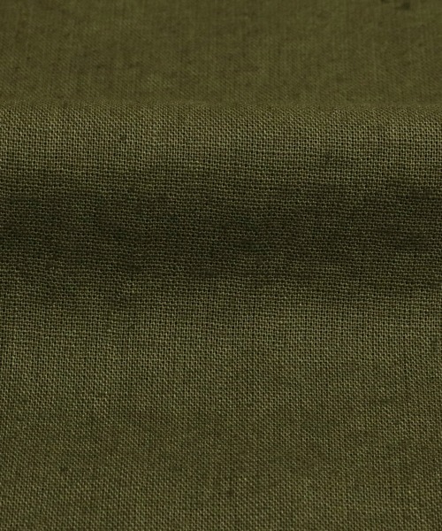 Pitta Re:)（ピッタリ）の「綿麻 ゆるシルエット 長袖カジュアルシャツ（シャツ/ブラウス・レディース・カーキオリーブ/ラベンダー/ダークオレンジ/ブラック・FREE）」の13枚目の写真