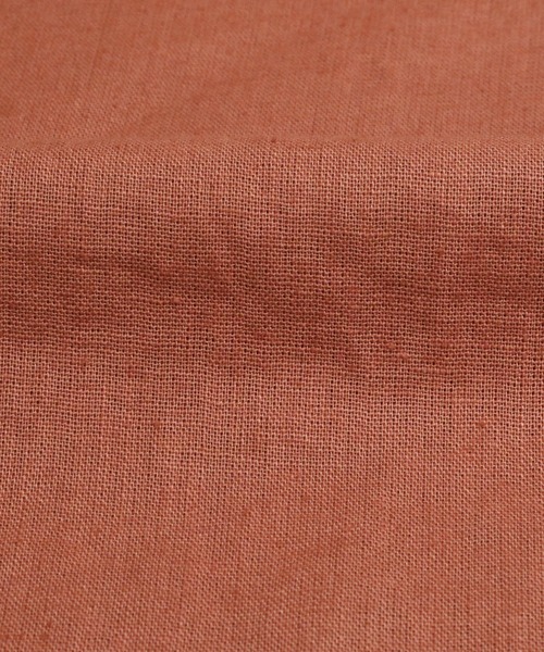 Pitta Re:)（ピッタリ）の「綿麻 ゆるシルエット 長袖カジュアルシャツ（シャツ/ブラウス・レディース・カーキオリーブ/ラベンダー/ダークオレンジ/ブラック・FREE）」の16枚目の写真