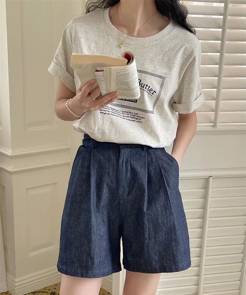 LYEON(リヨン)の「ButterロゴTシャツ(Tシャツ/カットソー・レディース・オートミール/ホワイト・FREE)」の9枚目の写真