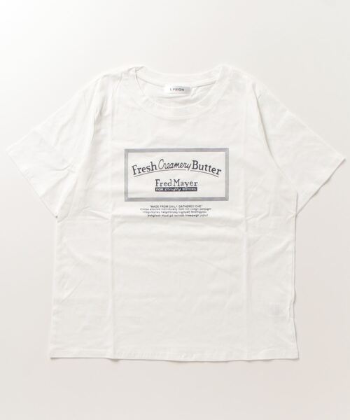 LYEON(リヨン)の「ButterロゴTシャツ(Tシャツ/カットソー・レディース・オートミール/ホワイト・FREE)」の13枚目の写真