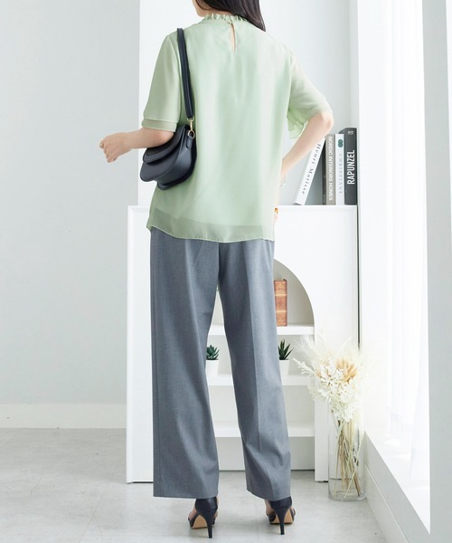 SATOKA Viola Black （ブラウス） matokamatoka_MBDA-
