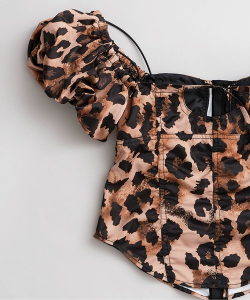 MAISON SPECIAL(メゾンスペシャル)の「レオパード2WAYスリーブコルセットブラウス【MAISON SPECIAL/メゾンスペシャル】(シャツ/ブラウス・レディース・マルチ・FREE)」の7枚目の写真