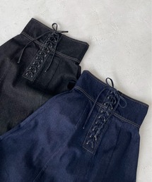 EPIMI E'PIMMY | マルチレースアップロングデニムスカート(デニムスカート)