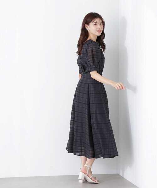 PROPORTION BODY DRESSING(プロポーションボディドレッシング)の「シアーチェックマーメイドスカート / 1213120503(スカート・レディース・グレー/ブラック/ブラウン・SMALL/MEDIUM)」の9枚目の写真