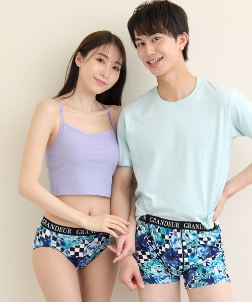 aimerfeel（エメフィール）の「×フラワー ブロックチェック メンズ