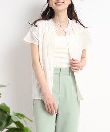 DRESKIP | 【夏になると着たくなる】レ－ス切り替えブラウス(シャツ/ブラウス)