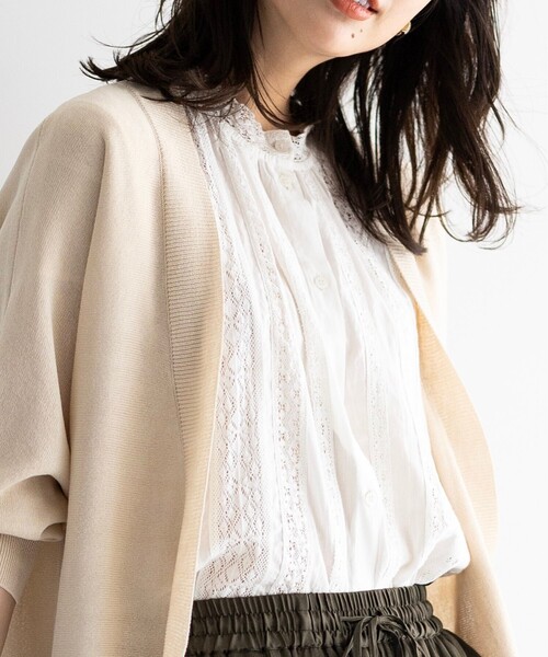 DRESKIP（ドレスキップ）の「◆【夏になると着たくなる】レ－ス切り替えブラウス（シャツ/ブラウス・レディース・オレンジ/ブラック/オフホワイト・03/02）」の20枚目の写真