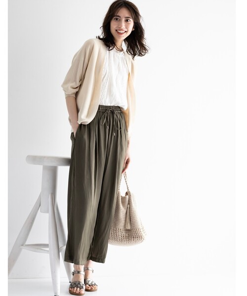 DRESKIP（ドレスキップ）の「◆【夏になると着たくなる】レ－ス切り替えブラウス（シャツ/ブラウス・レディース・オレンジ/ブラック/オフホワイト・03/02）」の16枚目の写真