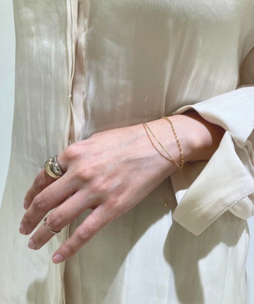 ete(エテ)の「K18YG e_Grain ブレスレット(ブレスレット・レディース・イエローゴールド・FREE)」の8枚目の写真