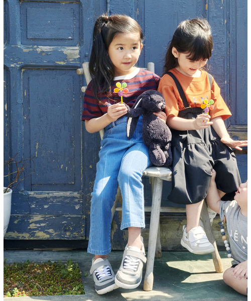 IENA ENFANT（イエナアンファン）の「【IFMExIENA ENFANT】Bon Chic スニーカー JUNIOR(19.5cm-22.5cm)（スニーカー・キッズ・グレー/ベージュ・19/20/21/22）」の3枚目の写真