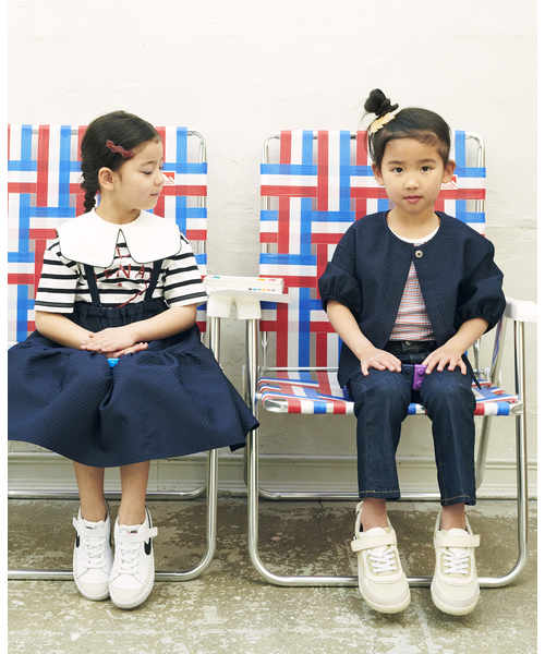 IENA ENFANT（イエナアンファン）の「【IFMExIENA ENFANT】Bon Chic スニーカー JUNIOR(19.5cm-22.5cm)（スニーカー・キッズ・グレー/ベージュ・19/20/21/22）」の5枚目の写真