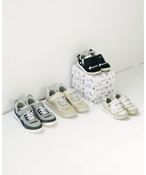 IENA ENFANT（イエナアンファン）の「【IFMExIENA ENFANT】Bon Chic スニーカー JUNIOR(19.5cm-22.5cm)（スニーカー・キッズ・グレー/ベージュ・19/20/21/22）」の9枚目の写真