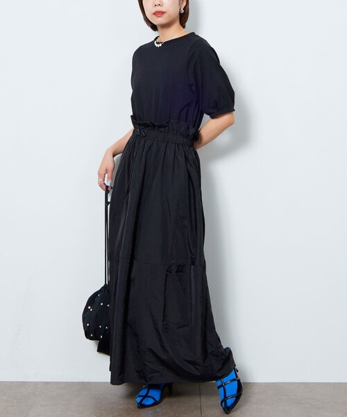 Firsthand(ファーストハンド)の「Firsthand/ファーストハンド オーガニックコットンウエストコードワンピース(ワンピース・レディース・ブラック/オフホワイト/ピンク/ブルーグリーン・FREE)」の19枚目の写真