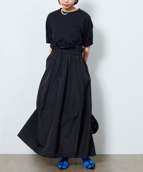 Firsthand(ファーストハンド)の「Firsthand/ファーストハンド オーガニックコットンウエストコードワンピース(ワンピース・レディース・ブラック/オフホワイト/ピンク/ブルーグリーン・FREE)」の11枚目の写真