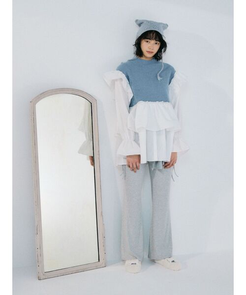 merry jenny（メリージェニー）の「スコートフレアレギンス（レギンス/スパッツ・レディース・グレー/ブラック/アイボリー・FREE）」の18枚目の写真