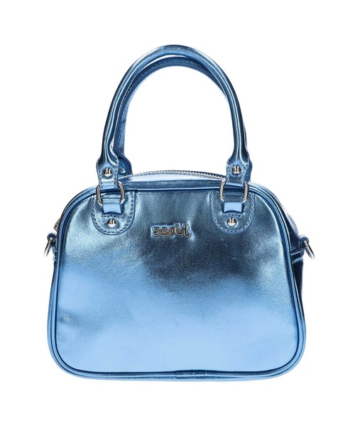 X-girl（エックスガール）の「＊METALLIC FAUX LEATHER 2WAY MINI BAG（ショルダーバッグ・レディース・シルバー/ライトブルー/ピンク・ONE SIZE）」の8枚目の写真