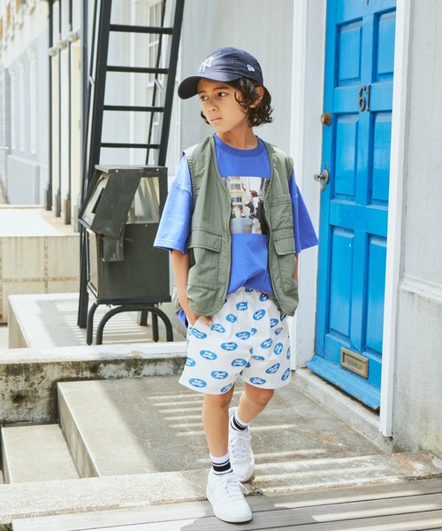 PAIRMANON STREET(ペアマノンストリート)の「【PAIRMANON STREET】水陸両用速乾総柄ショートパンツ(その他パンツ・キッズ・ブルー/ブラック/オレンジ/ベージュ/グリーン/ホワイト・90/100/110/120/130/140/150)」の16枚目の写真