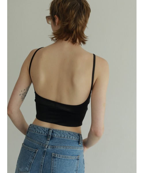 AMAIL（アマイル）の「Icon grossy cami（キャミソール・レディース・アイボリー/パープル/ブラック・FREE）」の7枚目の写真