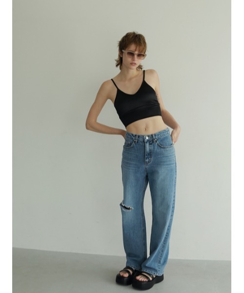 AMAIL（アマイル）の「Icon grossy cami（キャミソール・レディース・アイボリー/パープル/ブラック・FREE）」の8枚目の写真