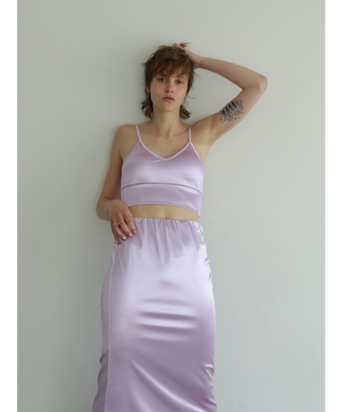 AMAIL（アマイル）の「Icon grossy cami（キャミソール・レディース・アイボリー/パープル/ブラック・FREE）」の10枚目の写真