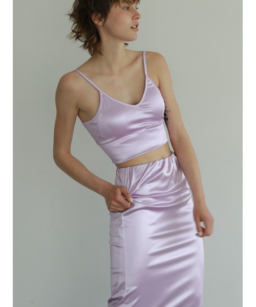 AMAIL（アマイル）の「Icon grossy cami（キャミソール・レディース・アイボリー/パープル/ブラック・FREE）」の11枚目の写真