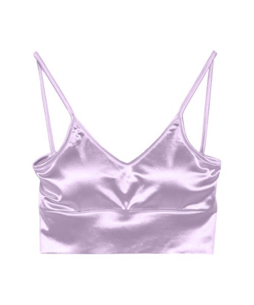 AMAIL（アマイル）の「Icon grossy cami（キャミソール・レディース・アイボリー/パープル/ブラック・FREE）」の15枚目の写真