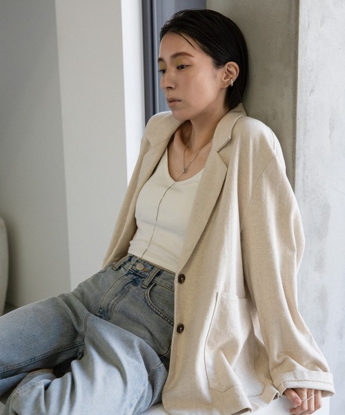 select MOCA（セレクトモカ）の「ダブルループタイネックレス（ネックレス・レディース・シルバー/ゴールド・FREE）」の4枚目の写真