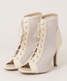 LOVEHUNTER（ラブハンター）の「9.5cmヒール レースアップメッシュブーツサンダル（サンダル）」