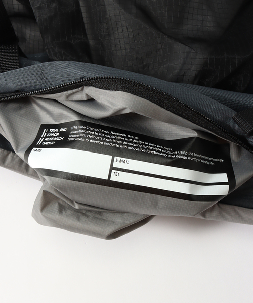 TERG(ターグ)の「【TERG / ターグ】ライトロールトップバックパック(バックパック/リュック・メンズ・ブラック/グレー・FREE)」の21枚目の写真