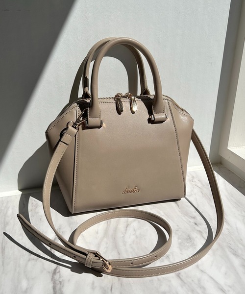 dazzlin（ダズリン）の「dazzlin/ダズリン　スムース２wayハンド（ショルダーバッグ・レディース・アイボリー/ブラック/ブルーグレー/ベージュ系その他/ローズ・FREE）」の4枚目の写真