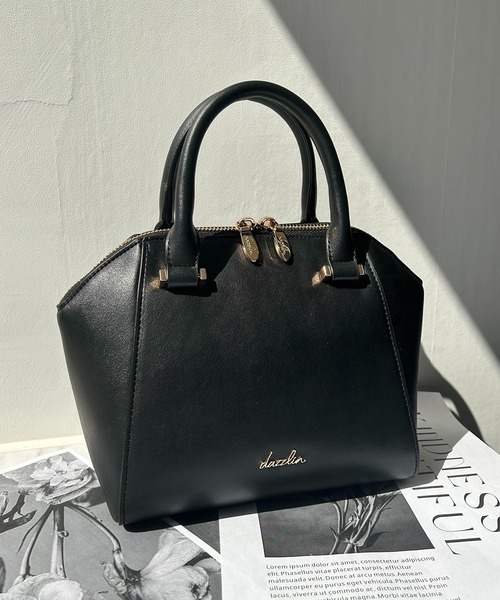 dazzlin（ダズリン）の「dazzlin/ダズリン　スムース２wayハンド（ショルダーバッグ・レディース・アイボリー/ブラック/ブルーグレー/ベージュ系その他/ローズ・FREE）」の6枚目の写真