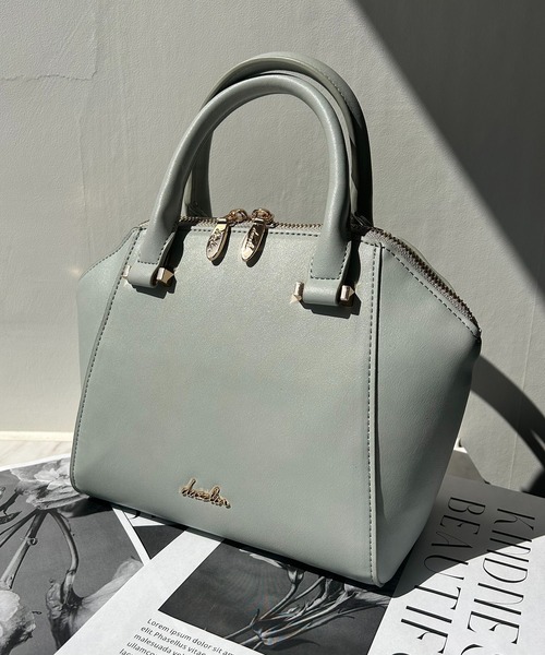 dazzlin（ダズリン）の「dazzlin/ダズリン　スムース２wayハンド（ショルダーバッグ・レディース・アイボリー/ブラック/ブルーグレー/ベージュ系その他/ローズ・FREE）」の7枚目の写真