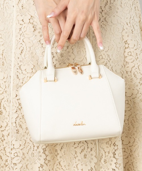 dazzlin（ダズリン）の「dazzlin/ダズリン　スムース２wayハンド（ショルダーバッグ・レディース・アイボリー/ブラック/ブルーグレー/ベージュ系その他/ローズ・FREE）」の12枚目の写真