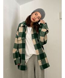 Ungrid | シャギーチェックビッグシャツ(シャツ/ブラウス)