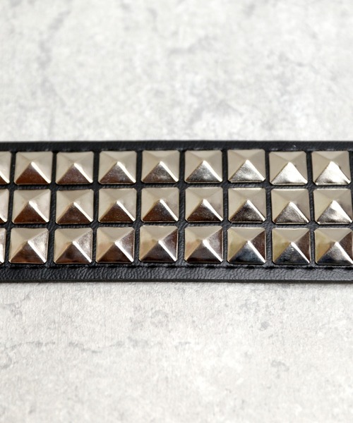 ８(eight)（エイト）の「3連スタッズベルト（ベルト・メンズ・ブラック・FREE）」の12枚目の写真