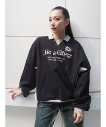 EVRIS | メンズライクグラフィックスウェットトップス(スウェット)